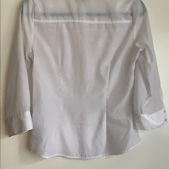 Sheer white button down - Picture 2 of 4